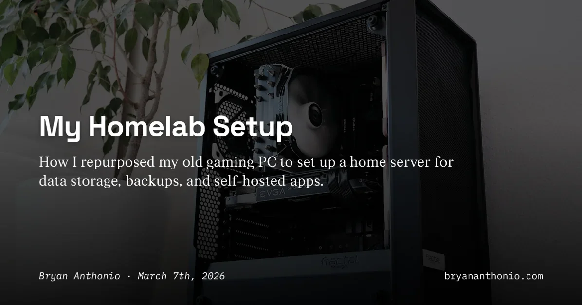 My Homelab Setup