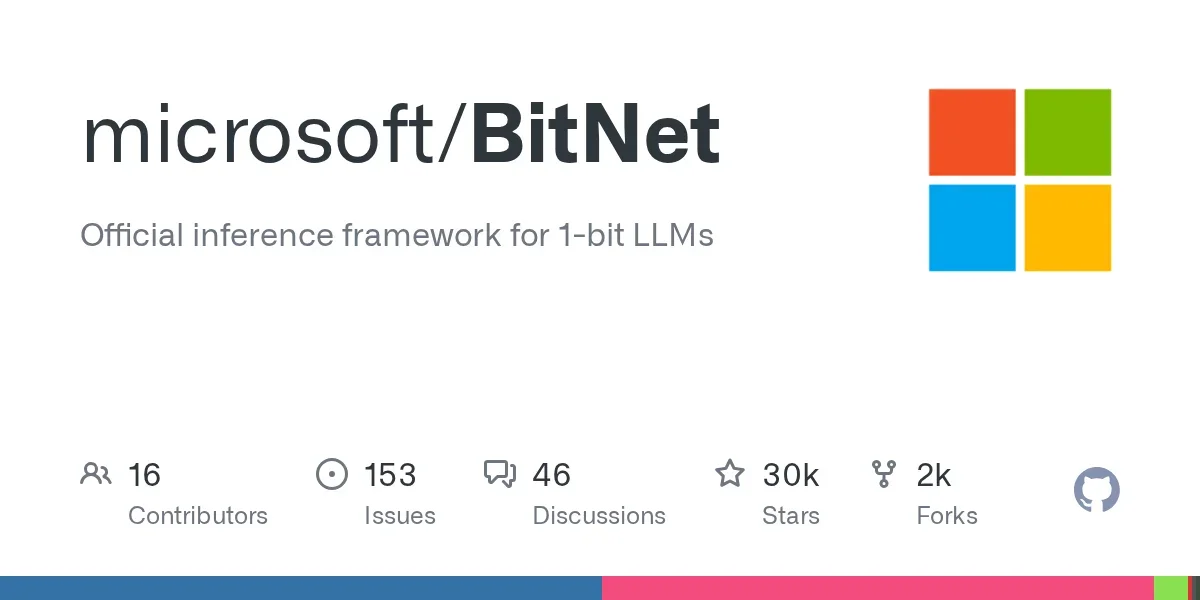 BitNet: 100B Param 1-Bit model for local CPUs