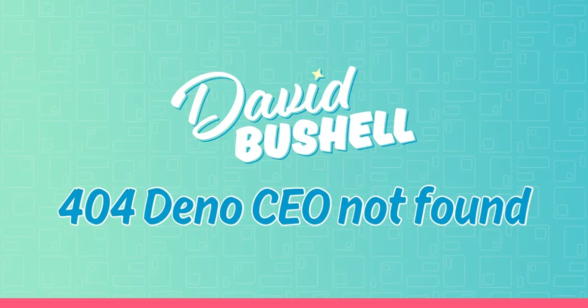 404 Deno CEO not found