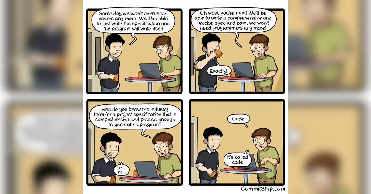 Reports of code's death are greatly exaggerated
