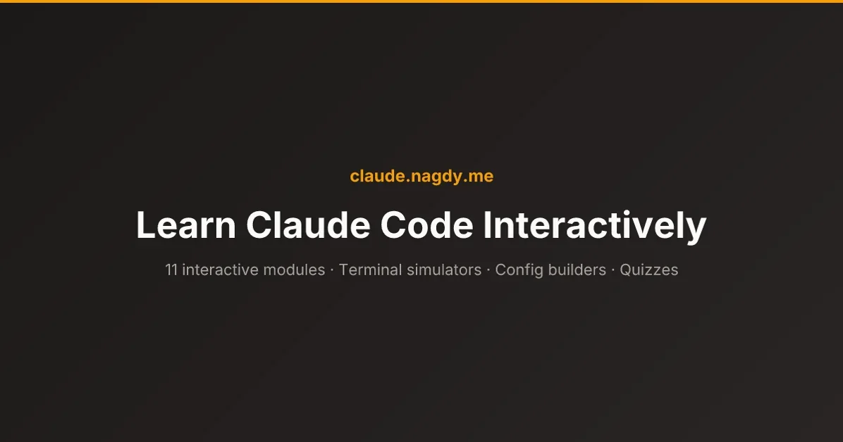 Learn Claude Code by doing, not reading