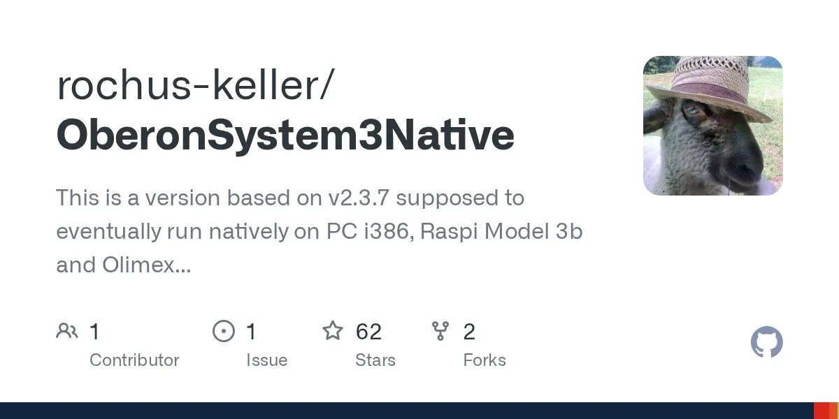 Show HN: Oberon System 3 runs natively on Raspberry Pi 3 (with ready SD card)