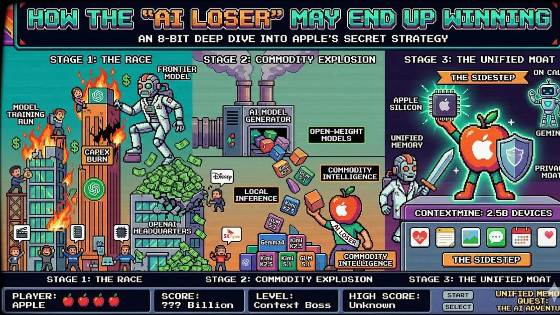 Apple's accidental moat: How the "AI Loser" may end up winning