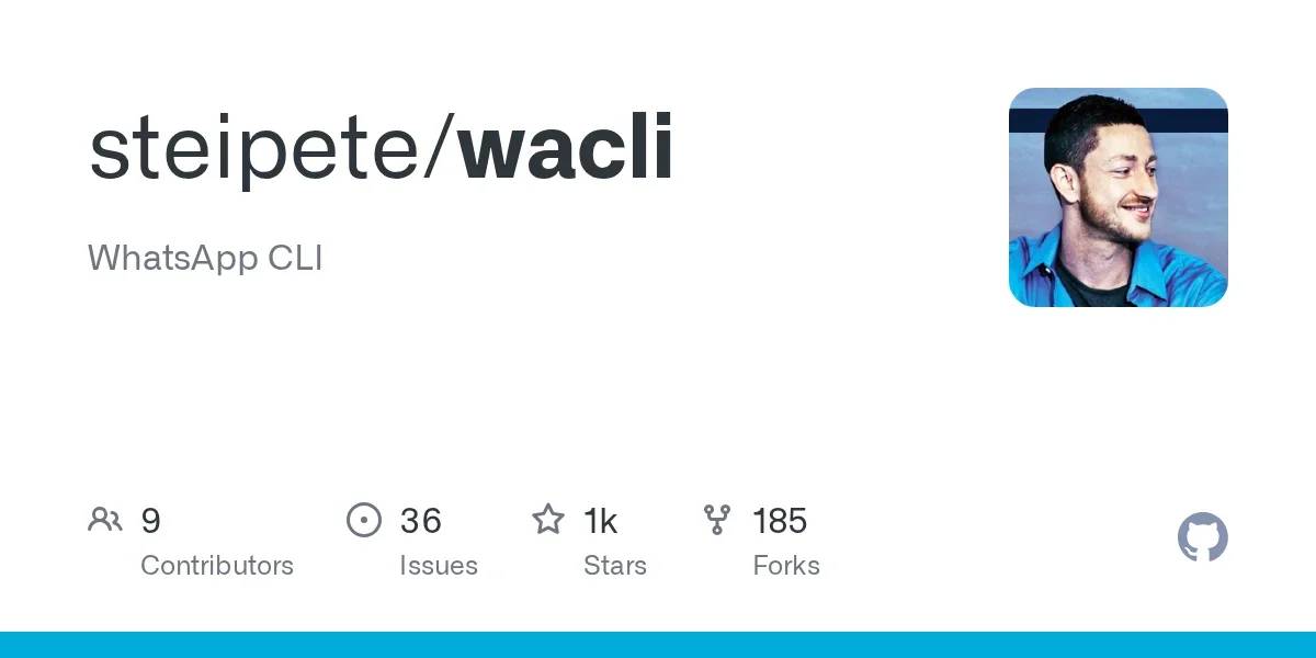 Wacli – WhatsApp CLI