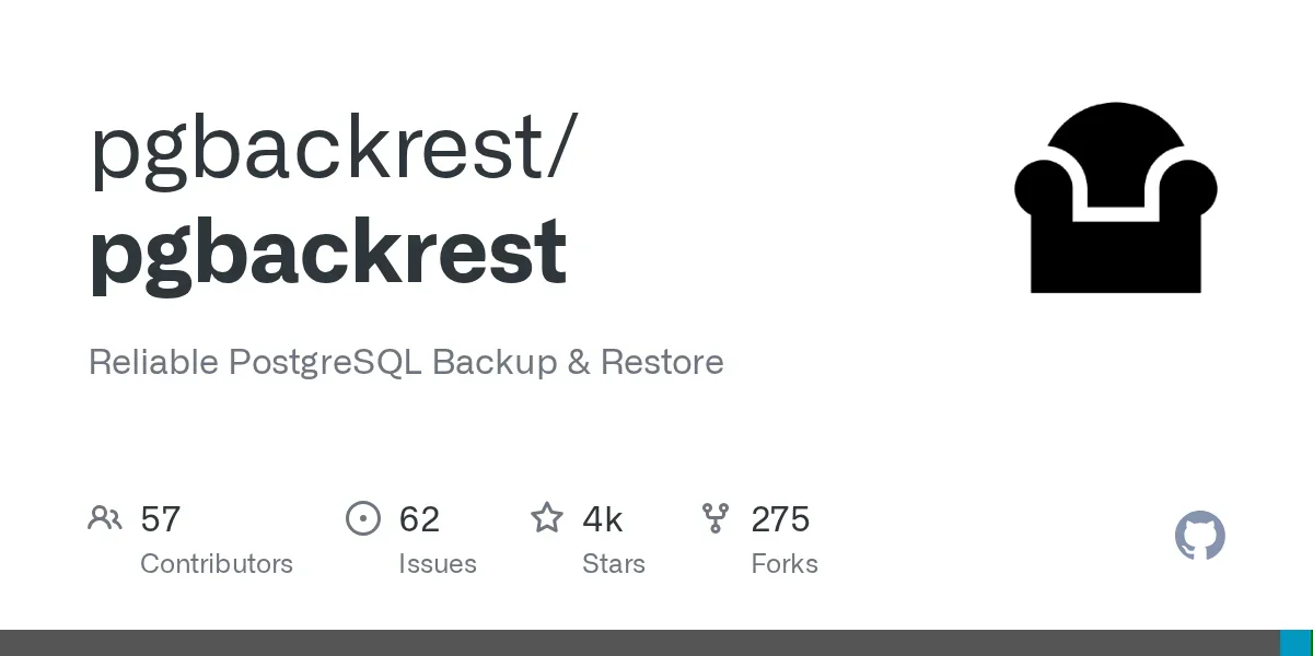 Pgbackrest is no longer being maintained