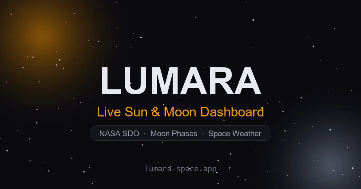 Show HN: Live Sun and Moon Dashboard with NASA Footage