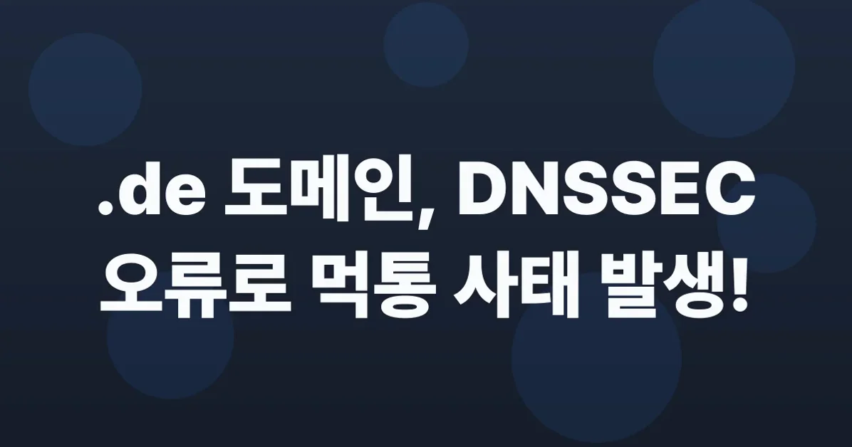 .de TLD offline due to DNSSEC?