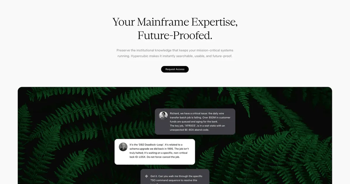 Show HN: Agentic interface for mainframes and COBOL