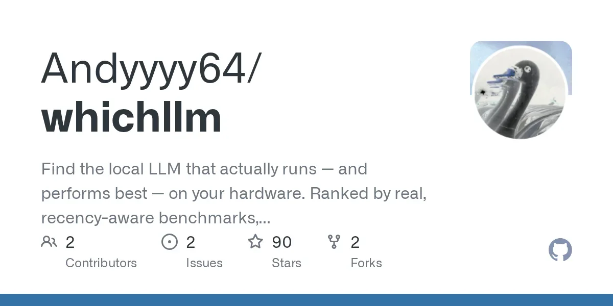 Show HN: Find the best local LLM for your hardware, ranked by benchmarks
