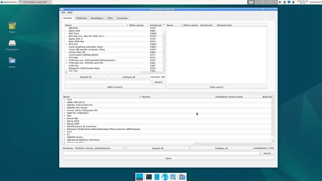 I’ve built a virtual museum with nearly every operating system you can think of