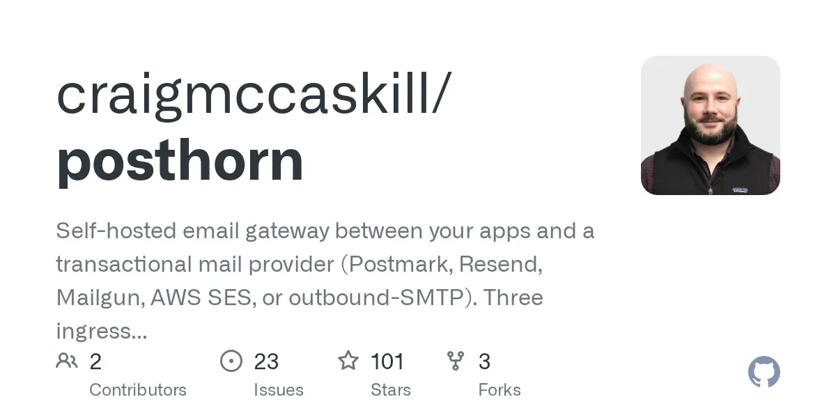 Show HN: Posthorn, self-hosted mail without the mail server
