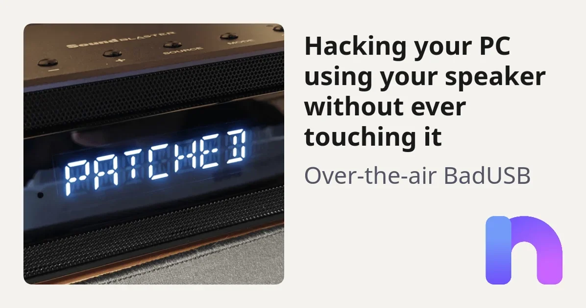 Hacking your PC using your speaker without ever touching it