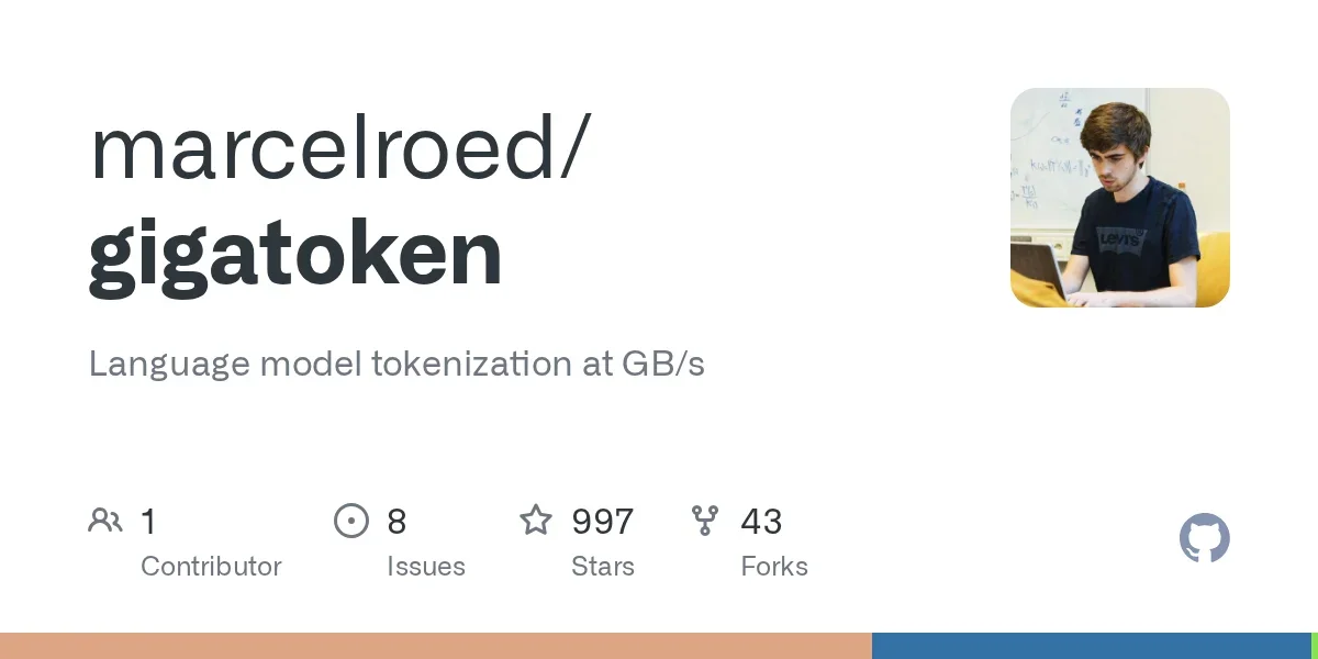 GigaToken: ~1000x faster Language model tokenization
