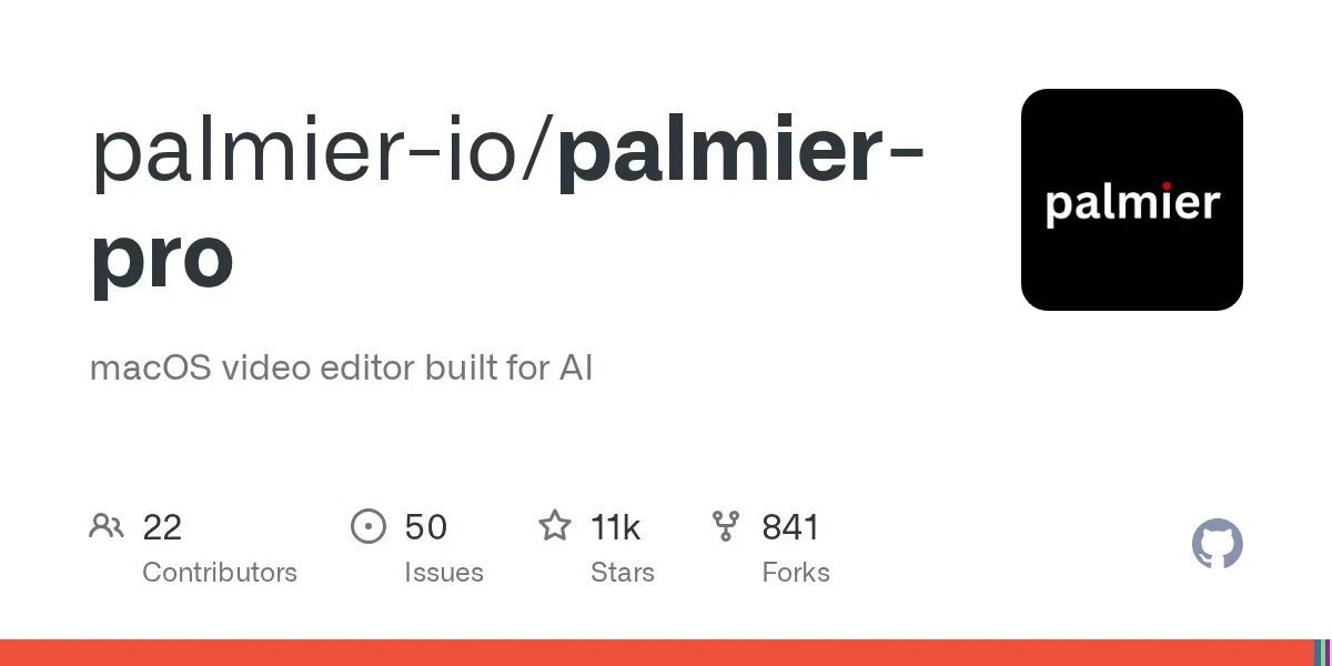 Show HN: Palmier Pro – Open-source macOS video editor built for AI