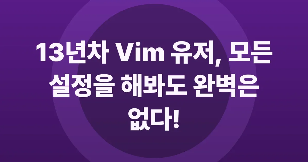 I set all 376 Vim options and I'm still a fool