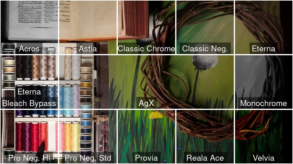 Darktable Styles mimicing Fujifilm's Film Simulations