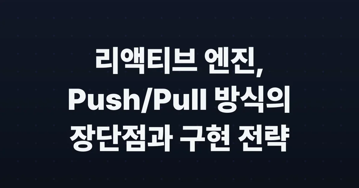 Pushing and Pulling: Three Reactivity Algorithms
