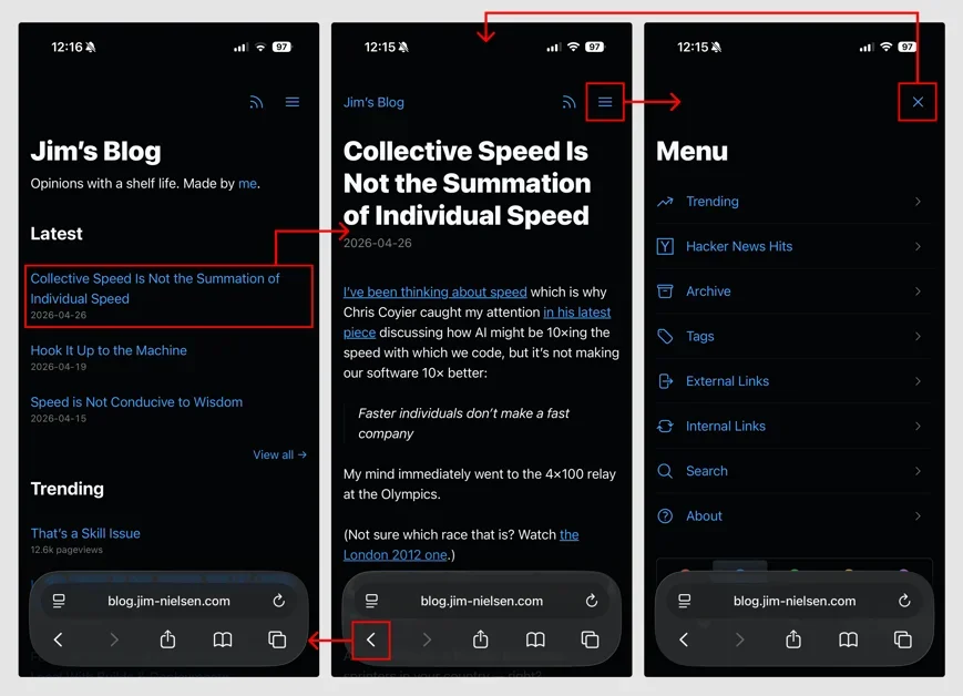 Reminder: You Can Stitch Together Lots of Little HTML Pages With Navigations For Interactions