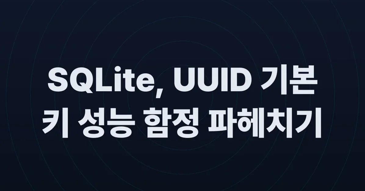 The perils of UUID primary keys in SQLite