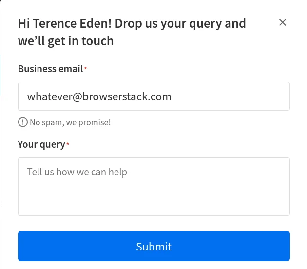 Someone at BrowserStack is Leaking Users' Email Address