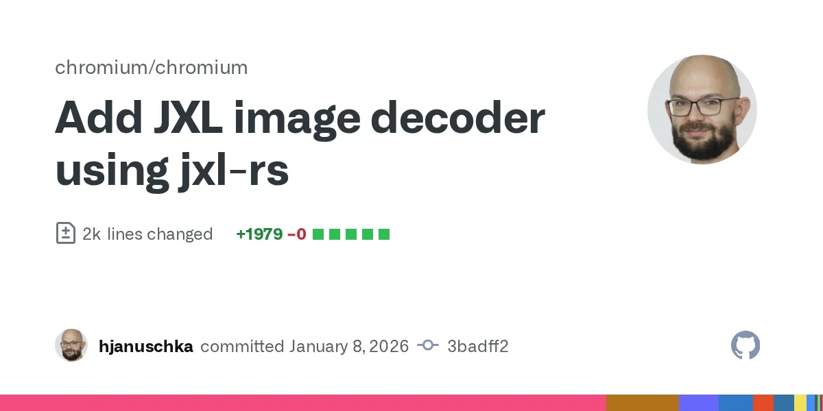 jxl-rs merged into Chromium