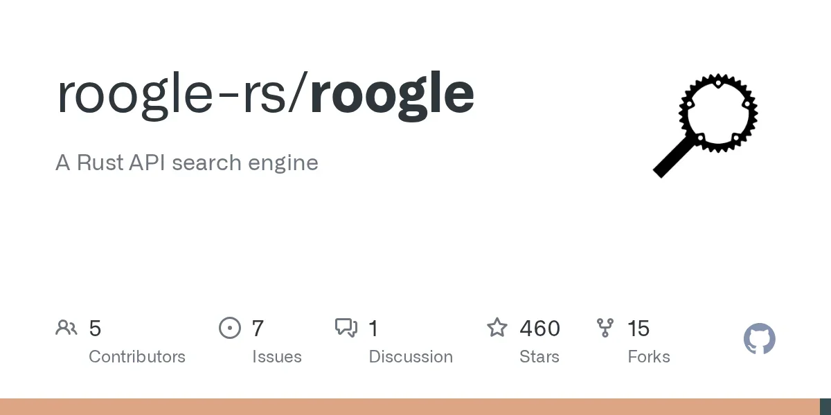 Roogle: A Rust API search engine