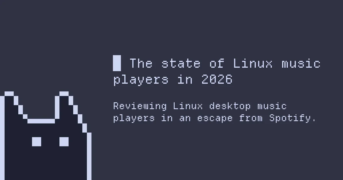 The state of Linux music players in 2026
