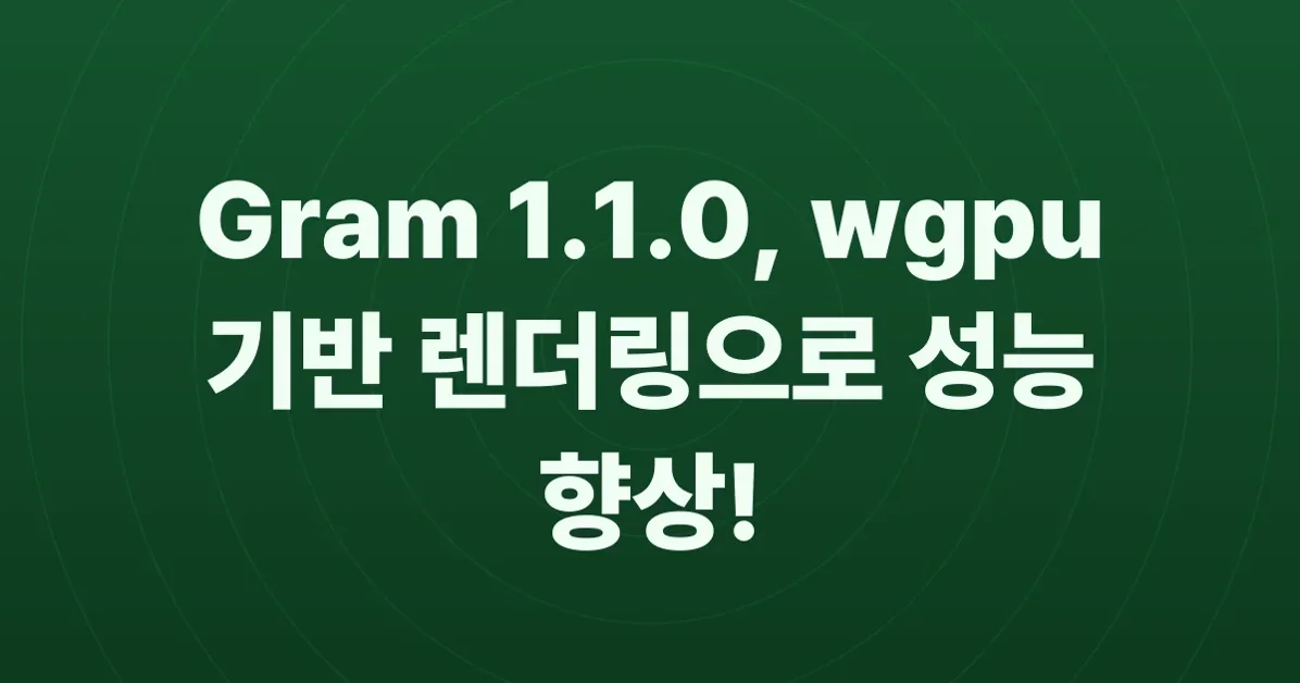 Gram 1.1.0 released