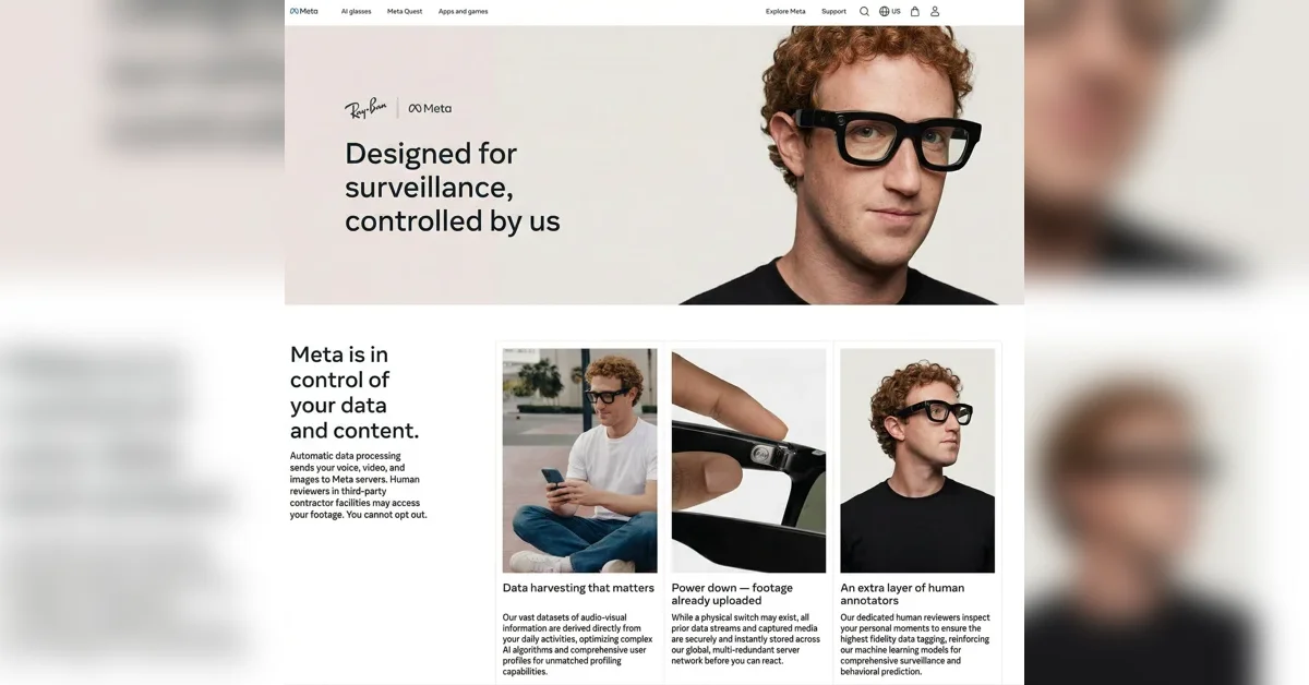 You Bought Zuck’s Ray-Bans. Now Someone in Nairobi Is Watching You Poop