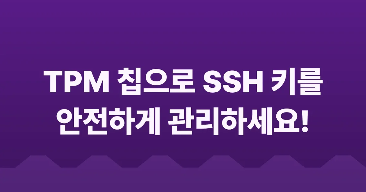 Put your SSH keys in your TPM chip