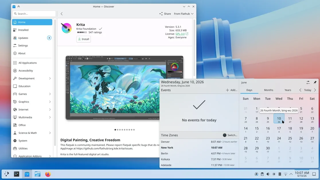 KDE Plasma 6.7 released