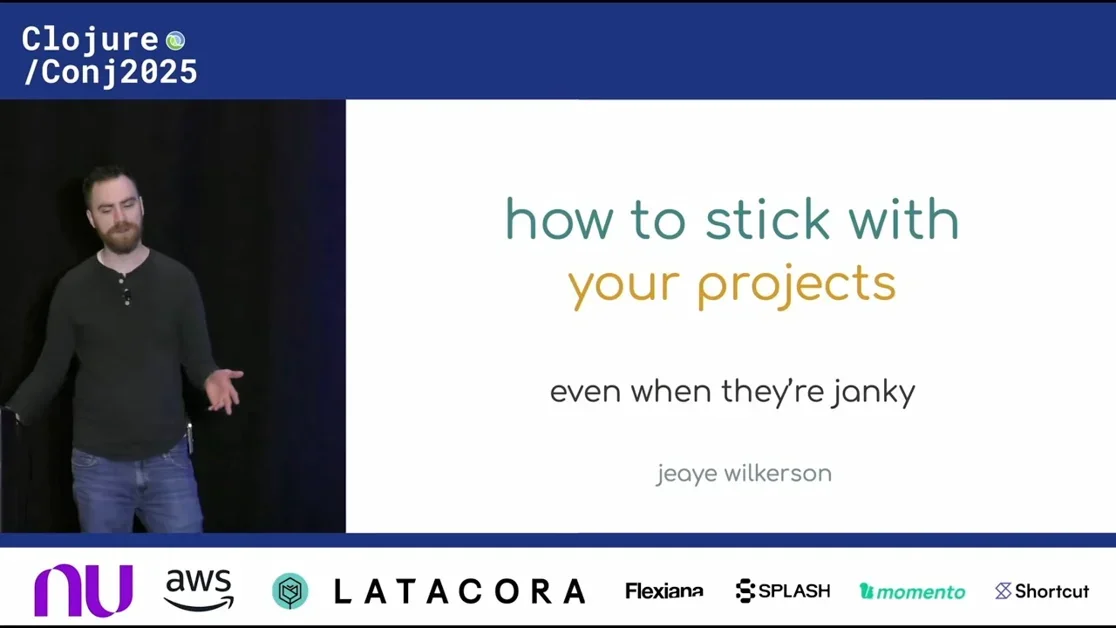 How to stick with your projects, even when they're janky
