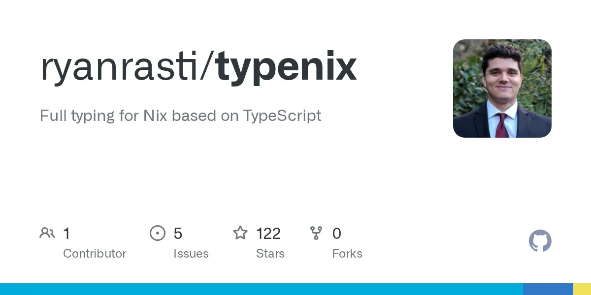 typenix: Full typing for Nix based on TypeScript