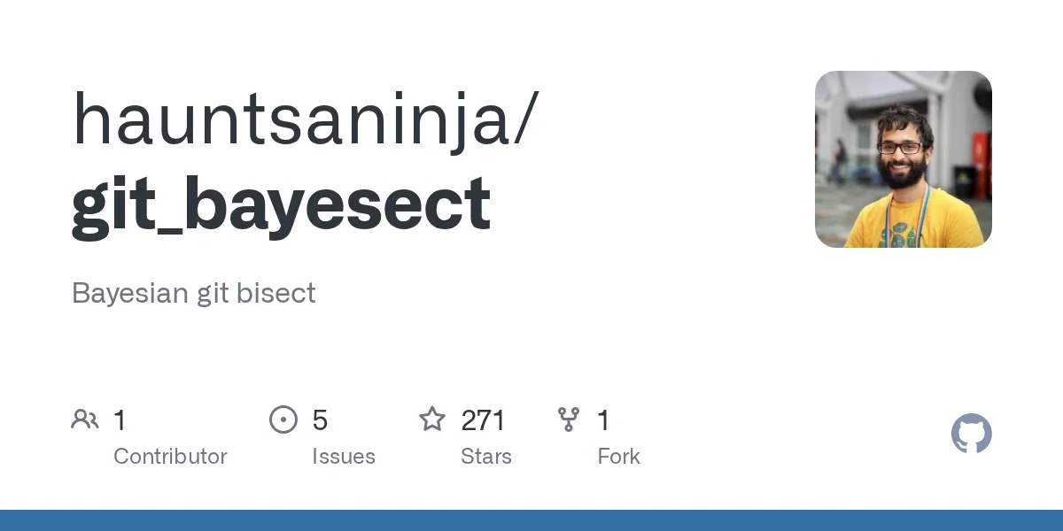 git_bayesect: Bayesian git bisect