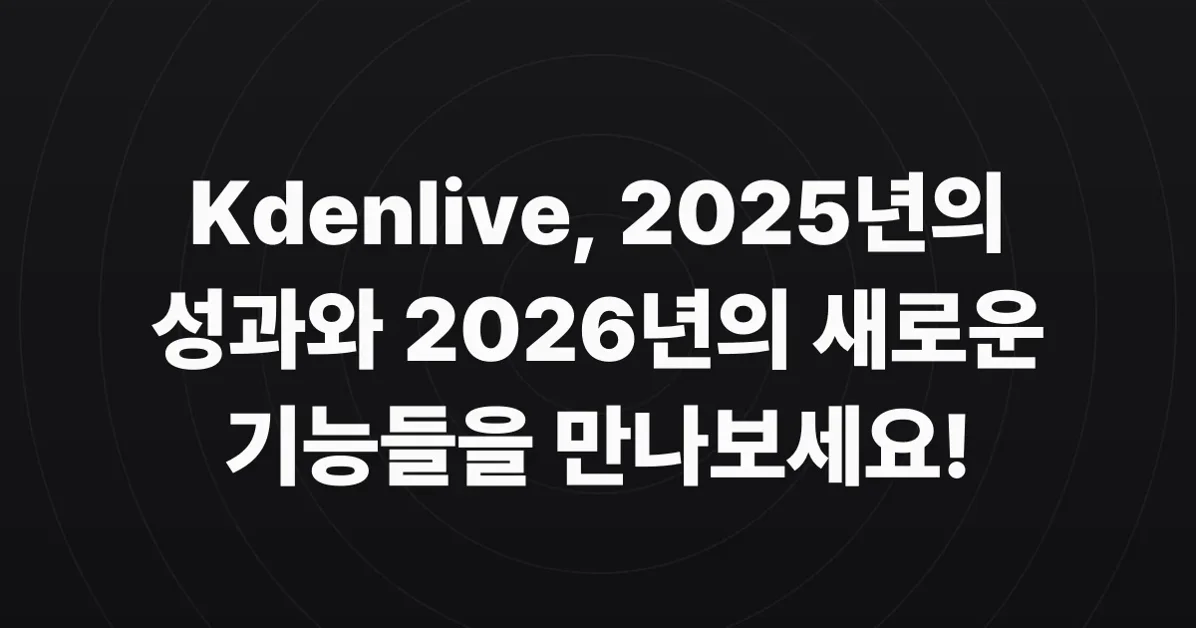 State of Kdenlive - 2026