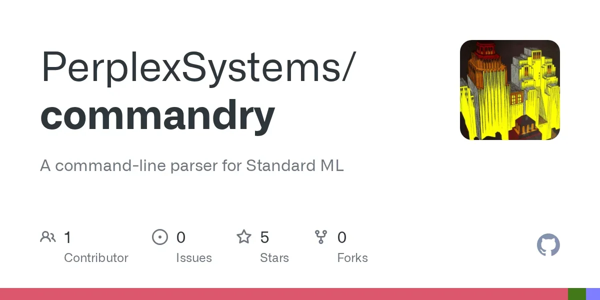 Commandry - A Command-Line Parser for Standard ML