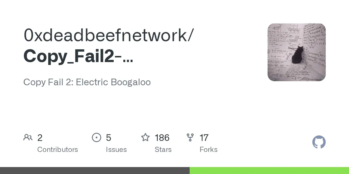 Copy Fail 2: Electric Boogaloo