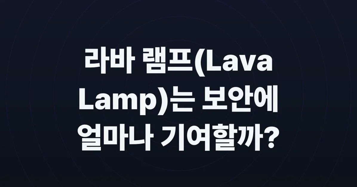 The Futility of Lava Lamps: What Random Really Means