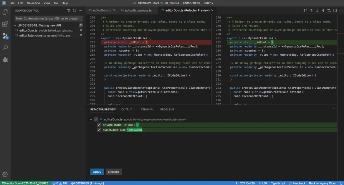 A History of IDEs at Google