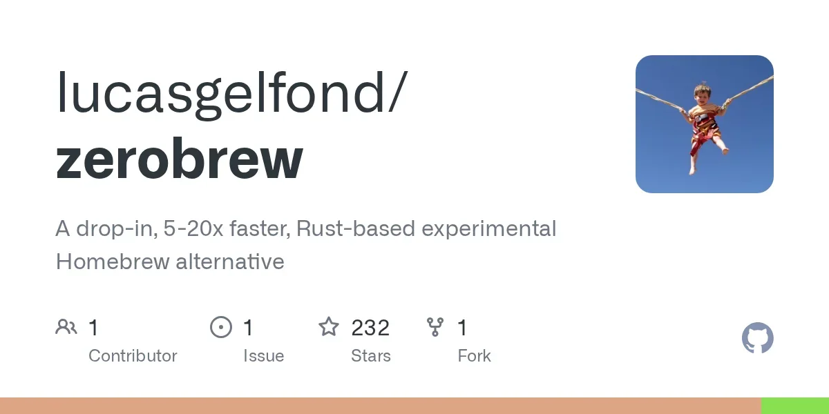 zerobrew is a Rust-based, 5-20x faster drop-in Homebrew alternative
