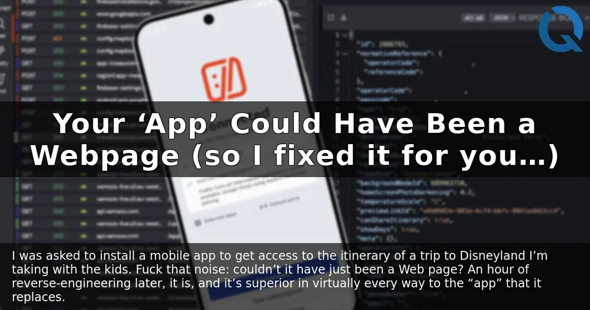 I converted an Android app to a webpage