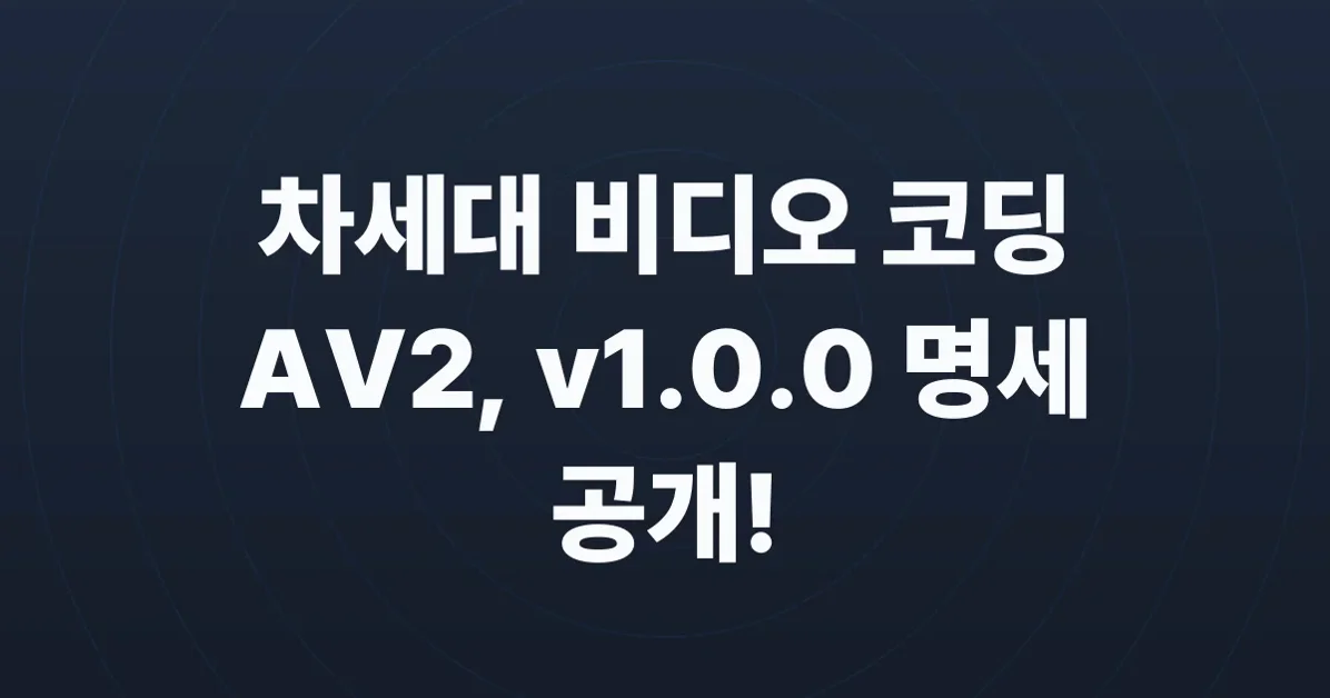 AV2 v1.0.0 specification