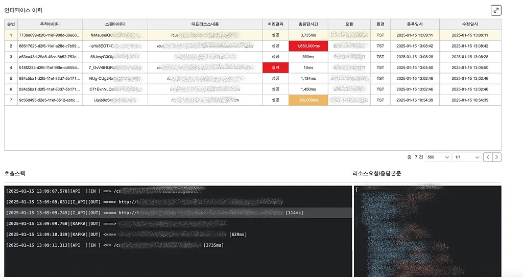 AOP와 MDC로 구현하는 보급형 APM - 인터페이스 이력 관리부터 호출 추적까지