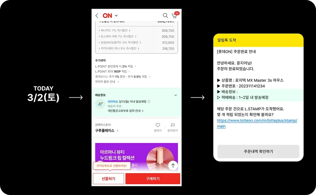 주문완료 알림톡, 고객에게 중요할까?