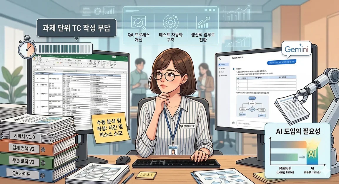 Gemini 기반 테스트 케이스 자동화 실패와 성공기