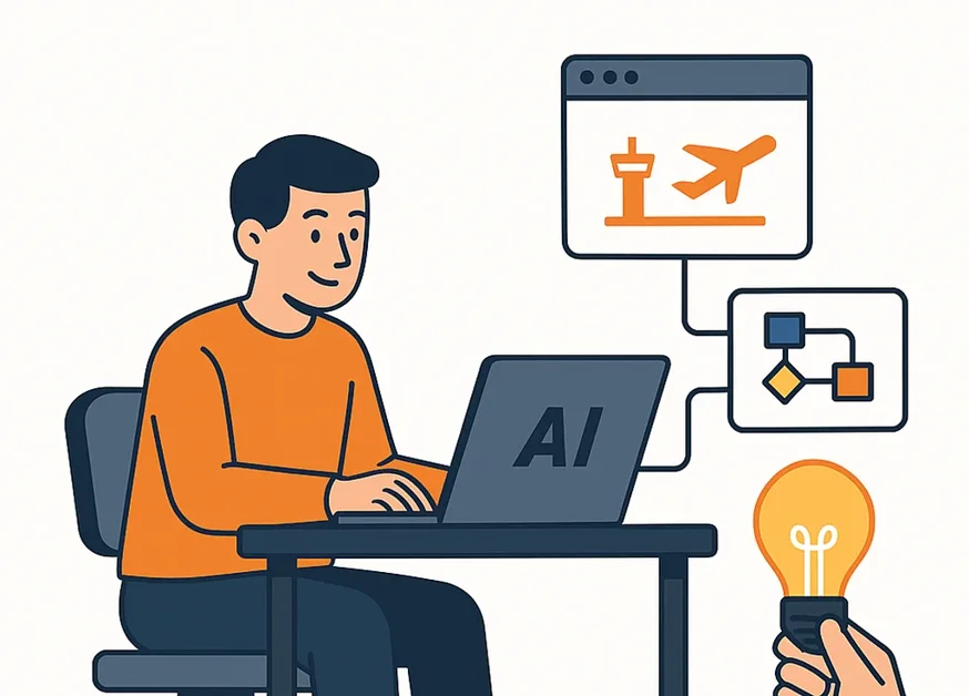 플라이보드: AI로 4일 만에 만든 실시간 공항 정보 서비스