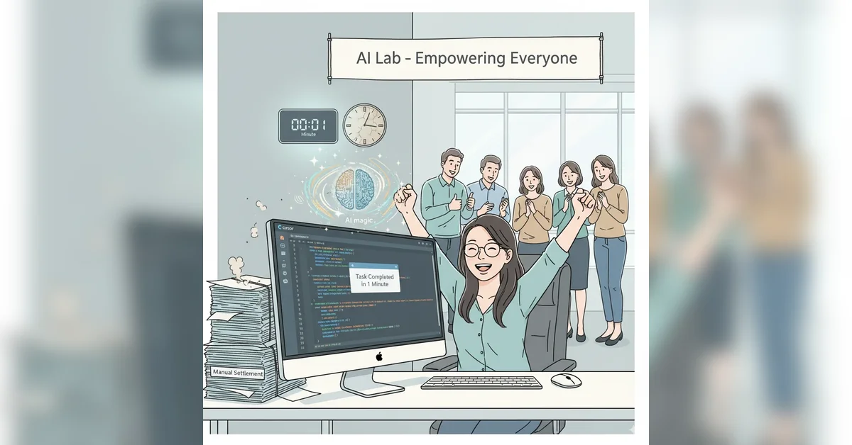 수십 시간을 1분으로, 숫자 마술사의 AI 정산 마법