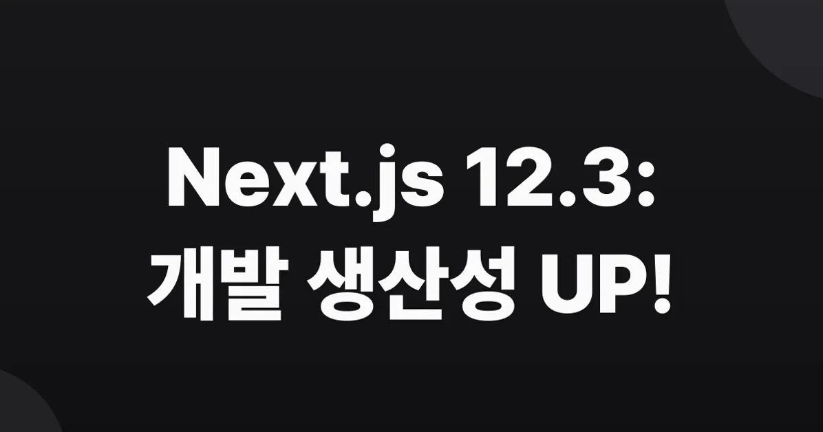 Next.js 12.3