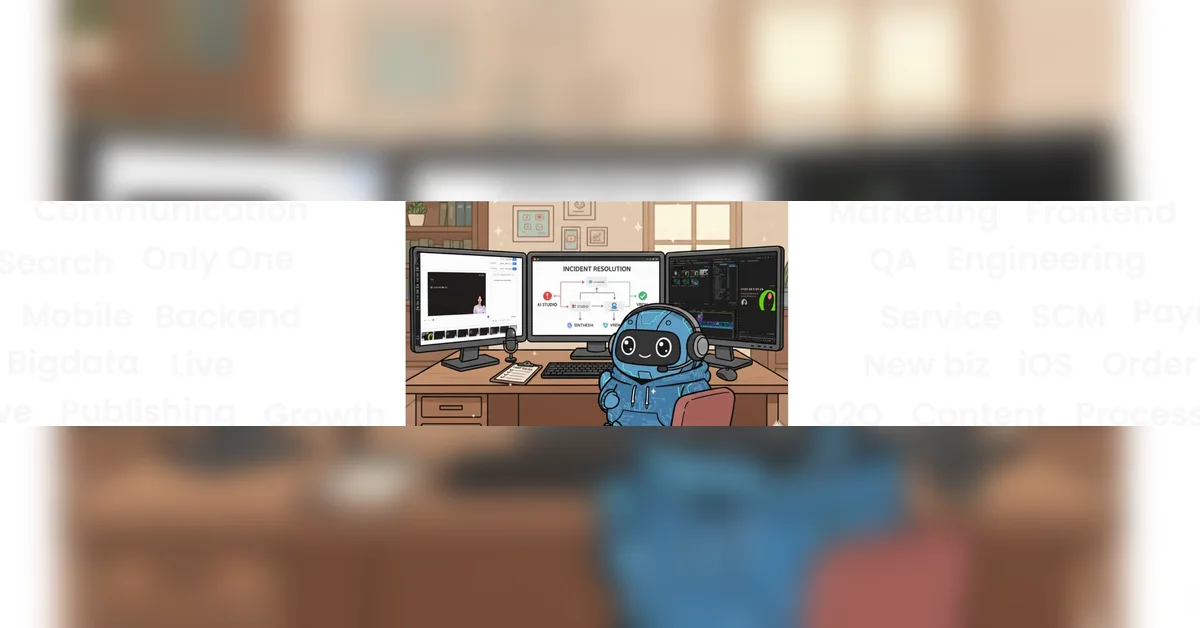 QA 엔지니어가 AI로 만든 교육 영상, 25분짜리 인시던트 가이드 탄생기