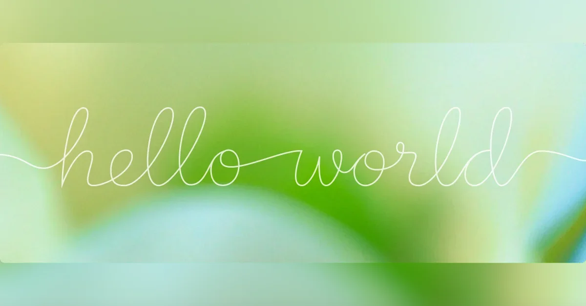Hello, world!